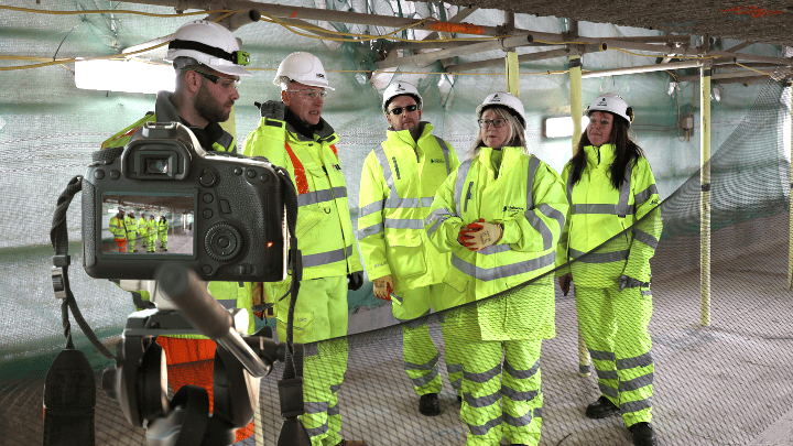Filming Construction Business
