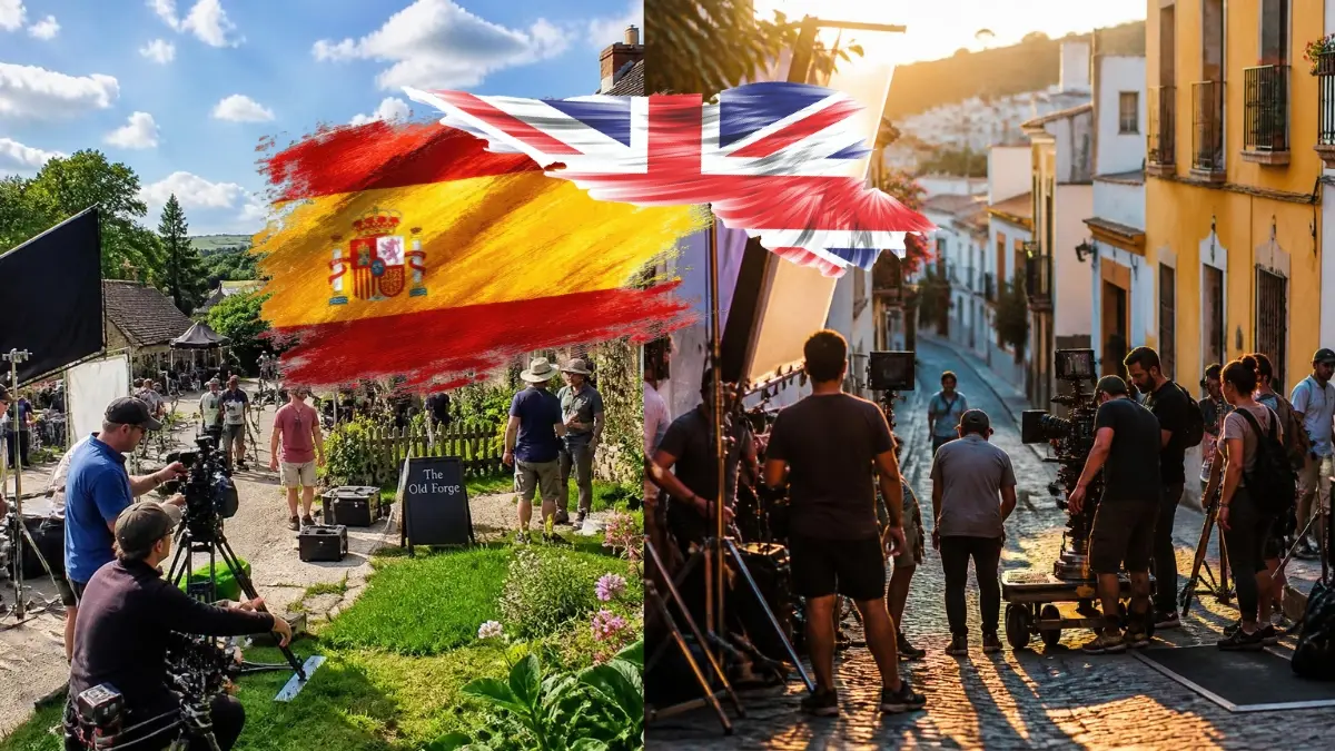 Billingual filmmaking Spain Britain